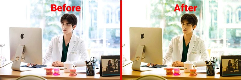 Như vậy, bạn đã thành công sử dụng công cụ Màu sắc rồi.