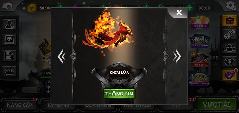 Th&uacute; cưng trong Stickman Legend