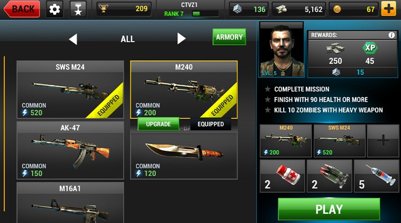 Những trang bị m&agrave; người chơi c&oacute; thể mang theo