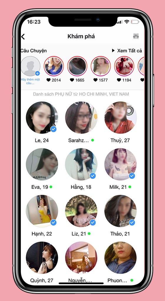 Kết bạn dễ d&agrave;ng tr&ecirc;n W-Match