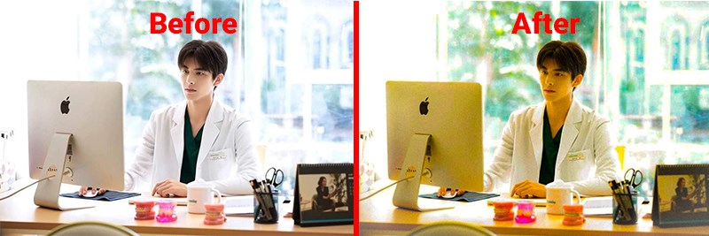 Như vậy, bạn đã thành công sử dụng công cụ Hiệu ứng rồi.