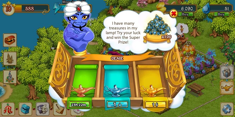 Nhận qu&agrave; mỗi ng&agrave;y từ thần đ&egrave;n