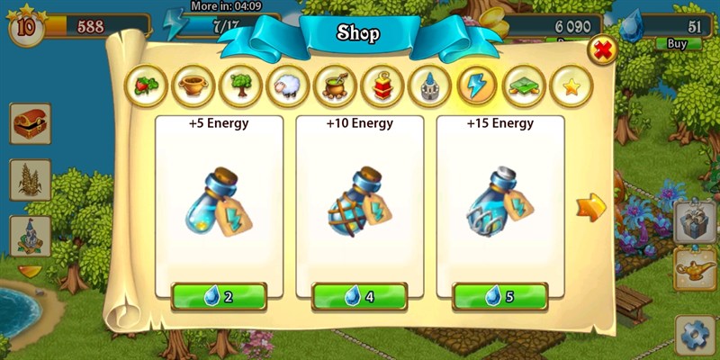 Mua th&ecirc;m lọ tăng sức mạnh