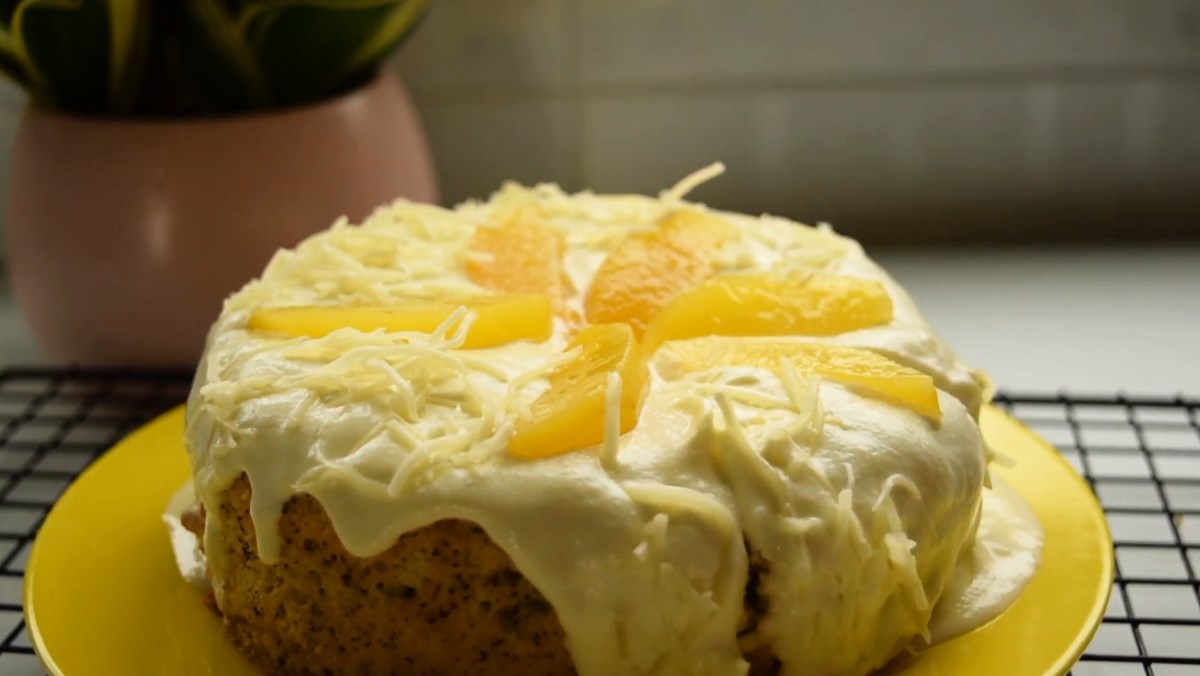 Bánh bông lan trà đào