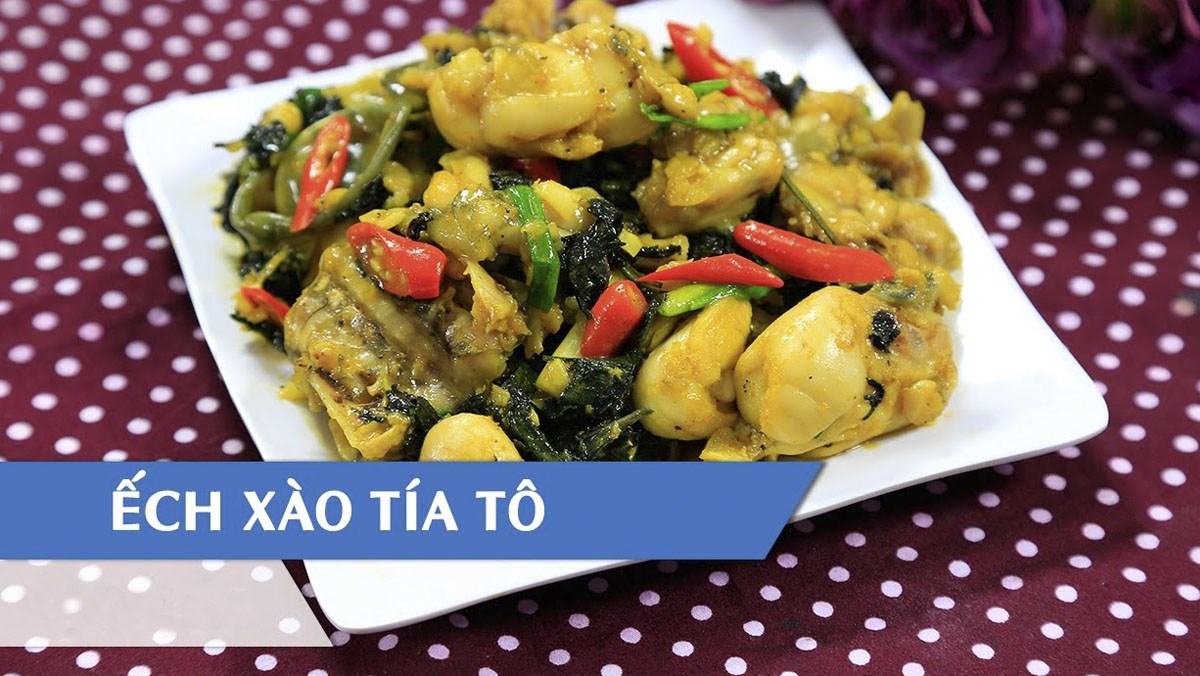 What is the recipe for Dạ dày ếch xào lá lốt?