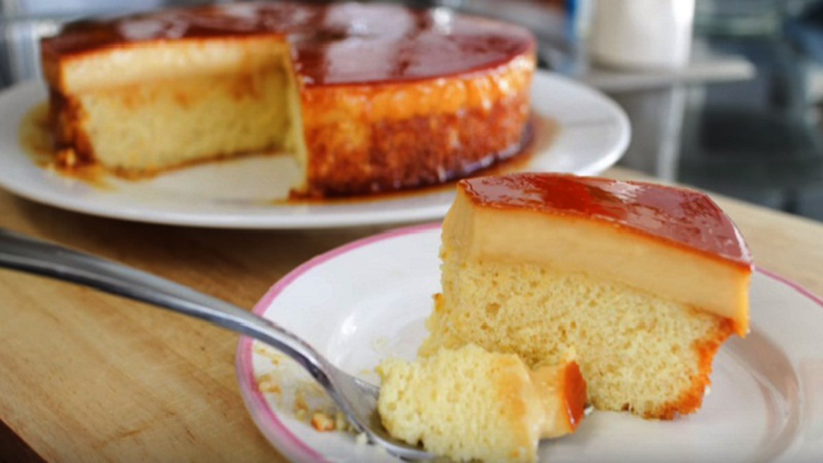 bánh bông lan flan