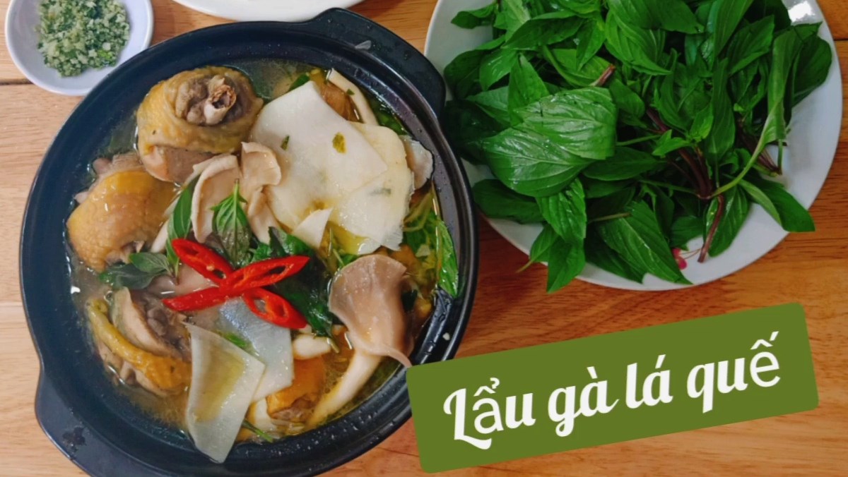 Lẩu gà lá quế