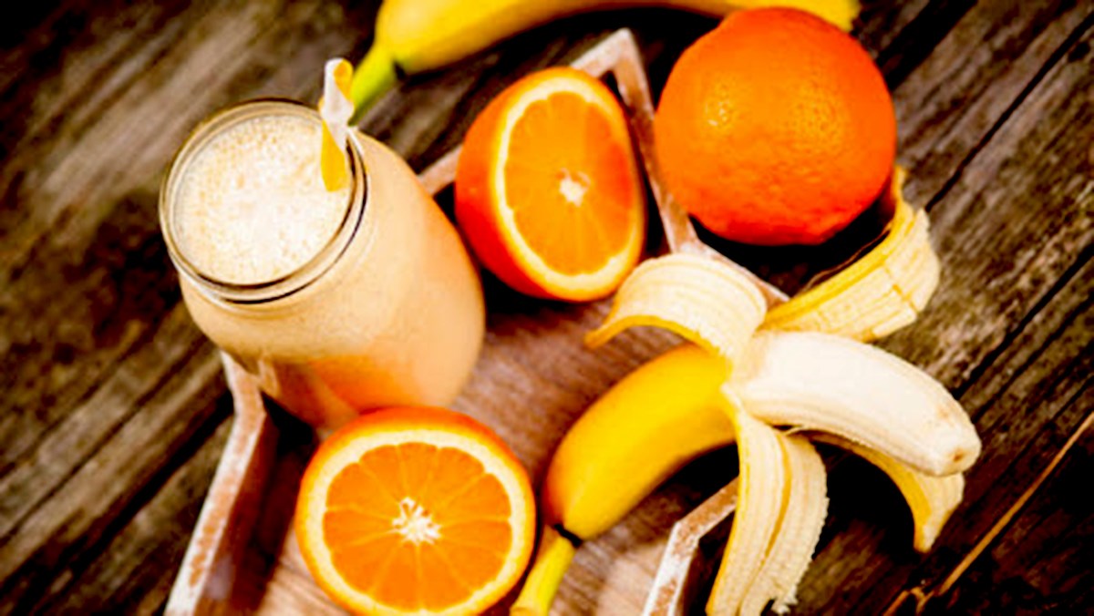 Sinh tố quýt chuối