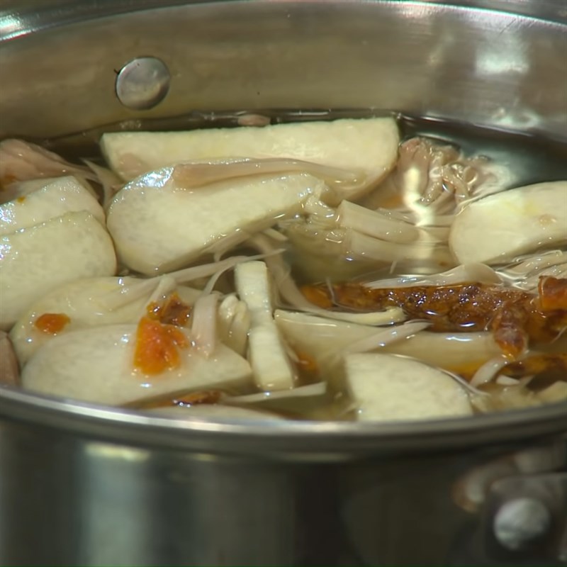 Bước 3 Nấu canh mít Canh mít non nấu nghệ