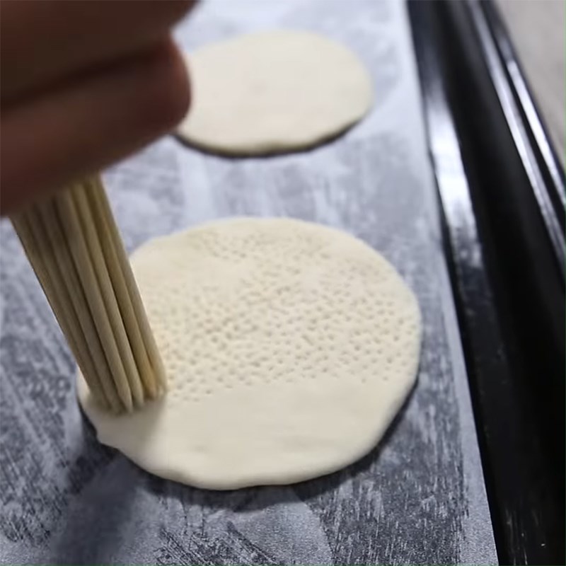 Bước 3 Cán bột Pizza Hawaii mini