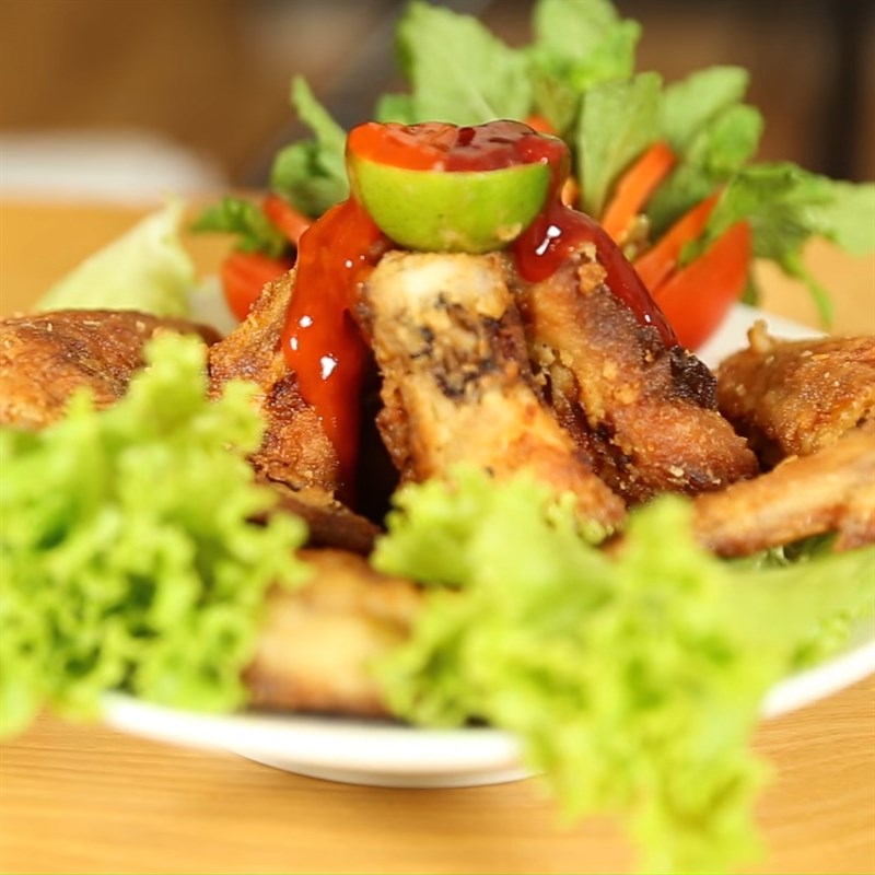 Bước 4 Thành phẩm Gà chiên sữa tươi