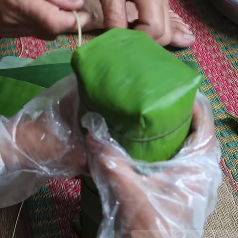 Bước 6 Gói bánh Bánh tét ngũ sắc