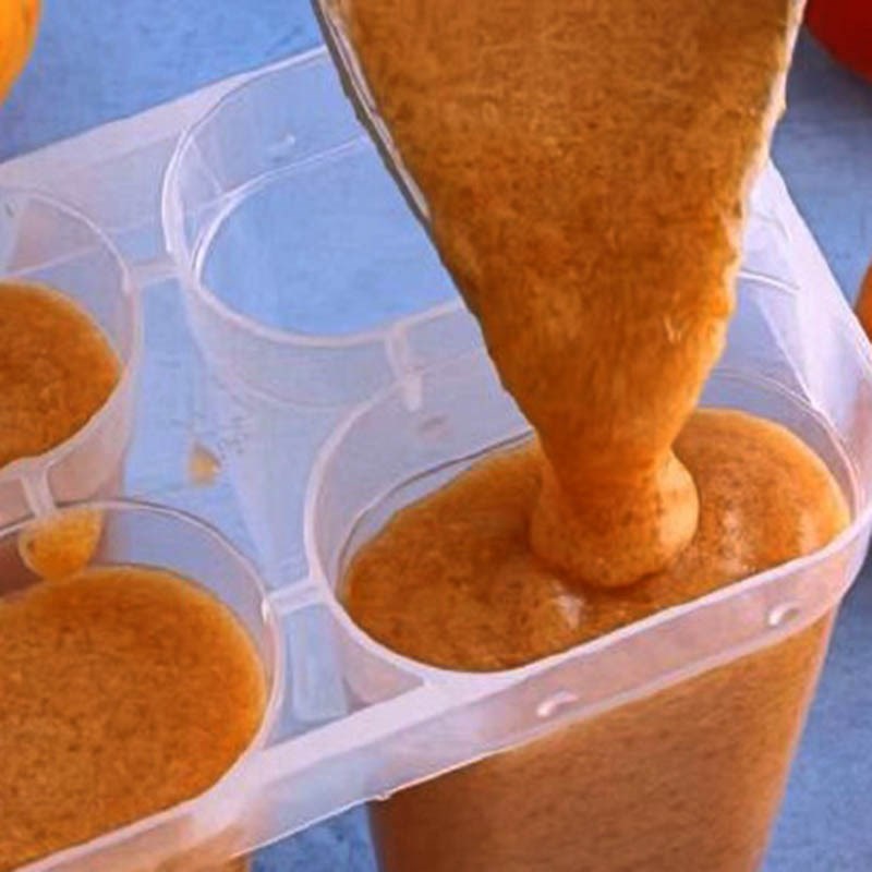 Bước 3 Hoàn thành Kem đào cốt dừa