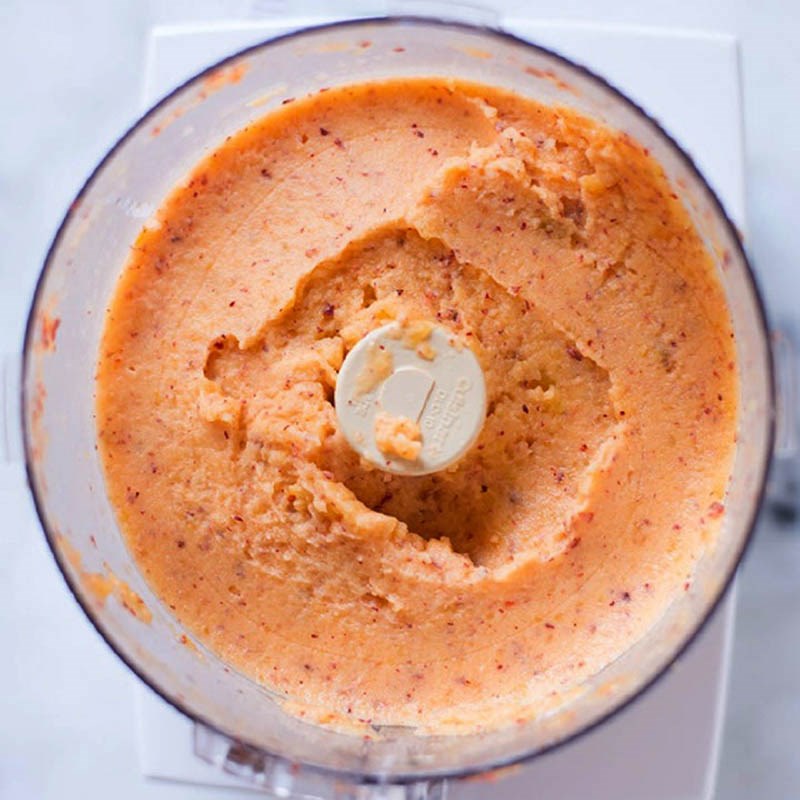 Bước 3 Hoàn thành Kem đào chanh mật ong