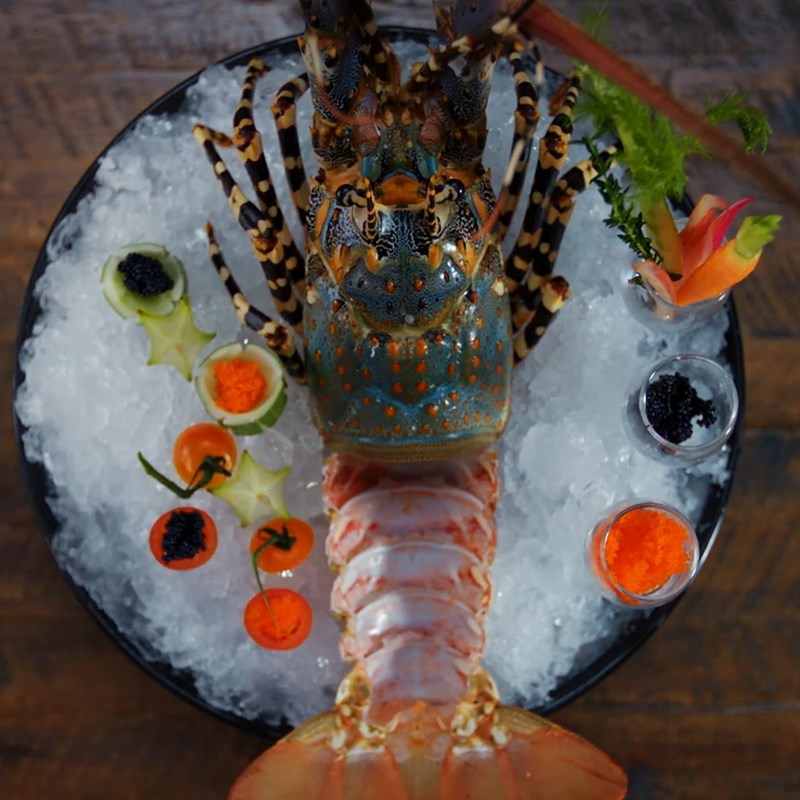 Bước 4 Hoàn thành Sashimi tôm hùm