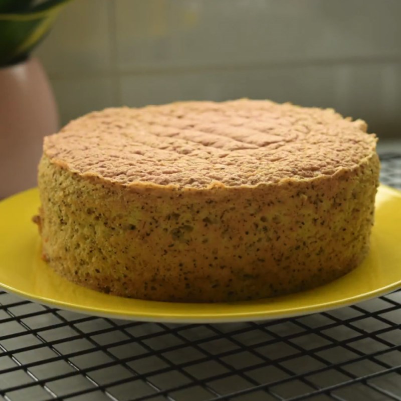 Bước 6 Hoàn thành Bánh bông lan trà đào