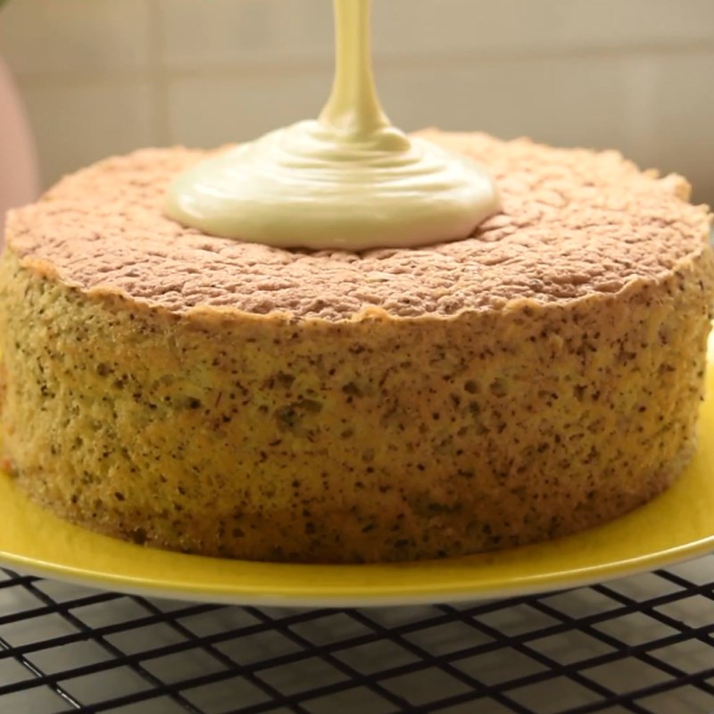 Bước 6 Hoàn thành Bánh bông lan trà đào