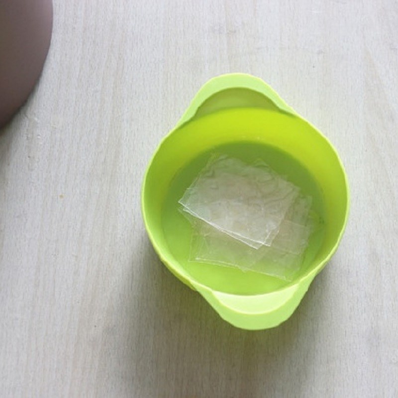 Bước 2 Làm hỗn hợp thạch Thạch táo chanh dây