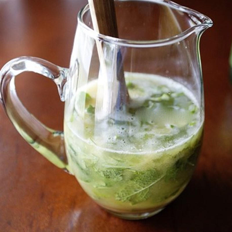 Bước 2 Làm mojito Mojito chanh dứa