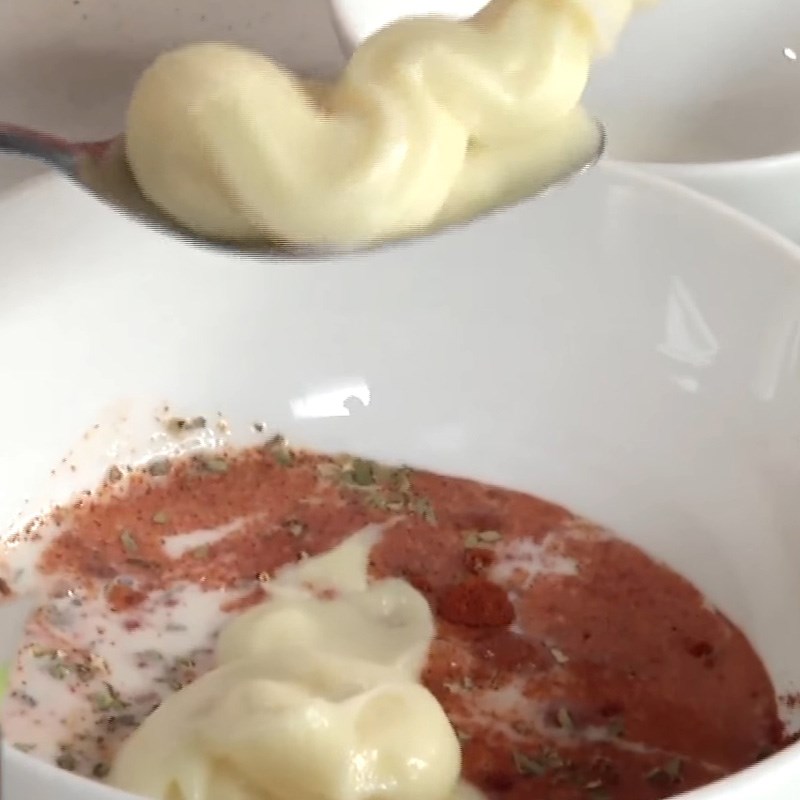 Bước 3 Làm sốt nướng Cá bớp nướng sốt mayo khoai tây