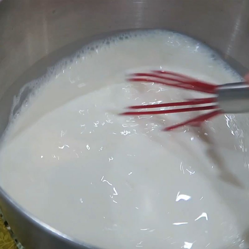 Bước 3 Làm sữa chua Sữa chua úp ngược