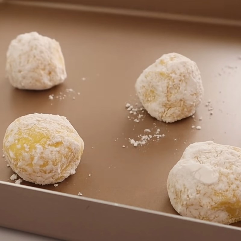 Bước 4 Lăn đường Bánh quy - Cookie chanh