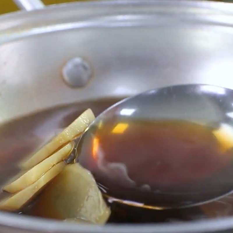 Bước 4 Nấu nước đường Tàu hũ dẻo nước cốt dừa