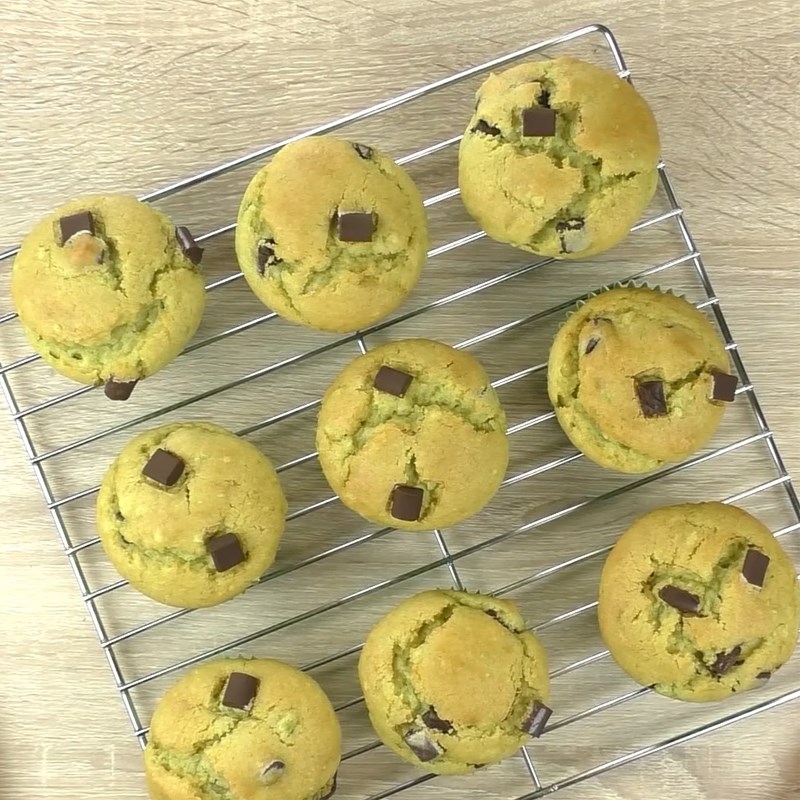 Bước 5 Nướng bánh Bánh cupcake bơ socola