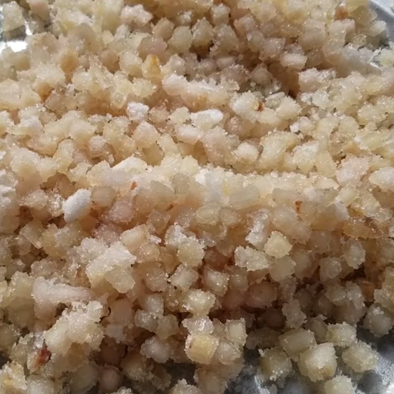 Bước 4 Phơi mỡ đường Mỡ đường