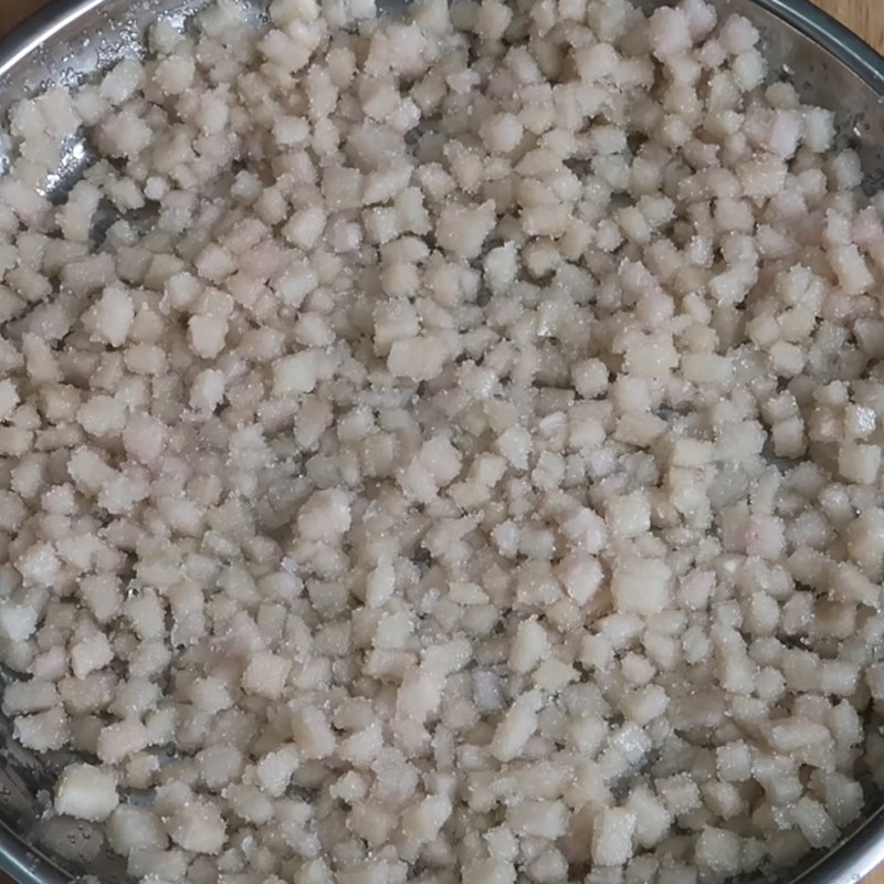 Bước 4 Phơi mỡ đường Mỡ đường