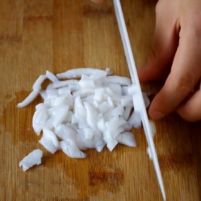 Bước 1 Sơ chế nguyên liệu Sinh tố khoai lang tím sữa dừa
