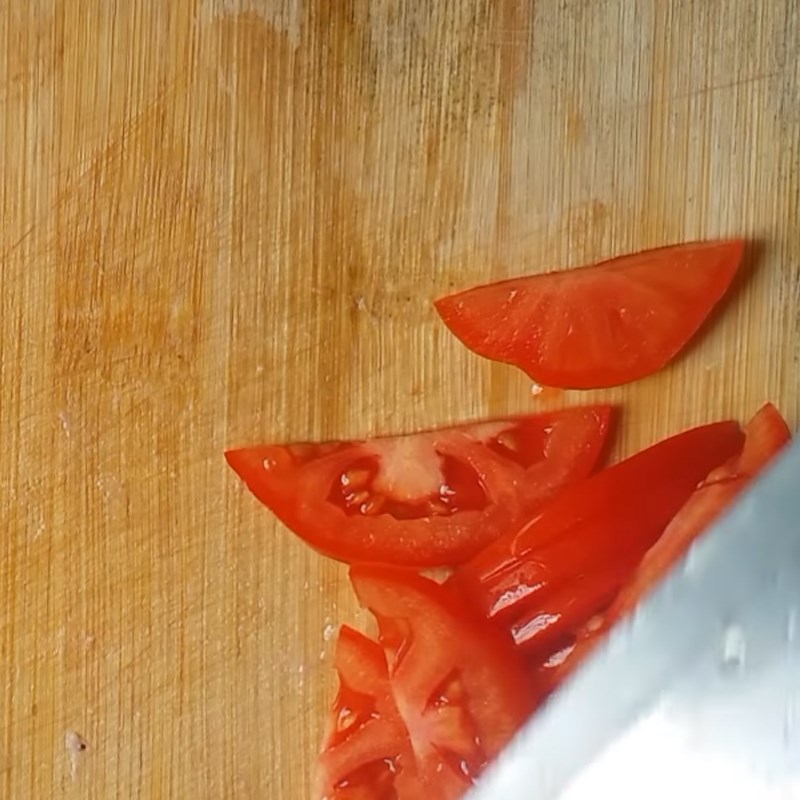 Bước 1 Sơ chế nguyên liệu Canh cải chua thịt heo