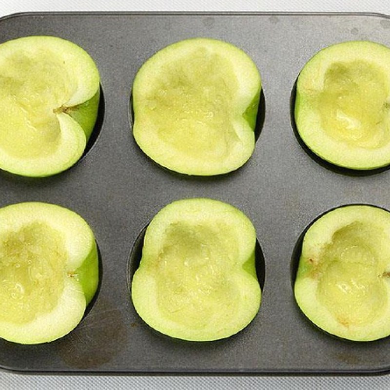 Bước 1 Sơ chế táo Thạch táo caramel