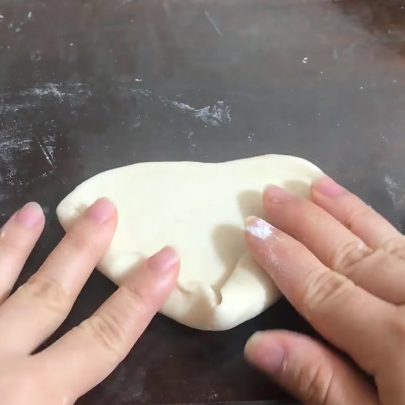 Bước 4 Tạo hình bánh Bánh mì đặc ruột bằng nồi chiên không dầu