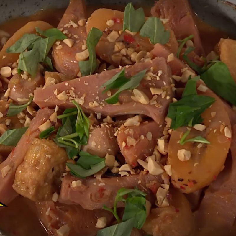 Step 4 Product Young jackfruit braised with red fermented tofu