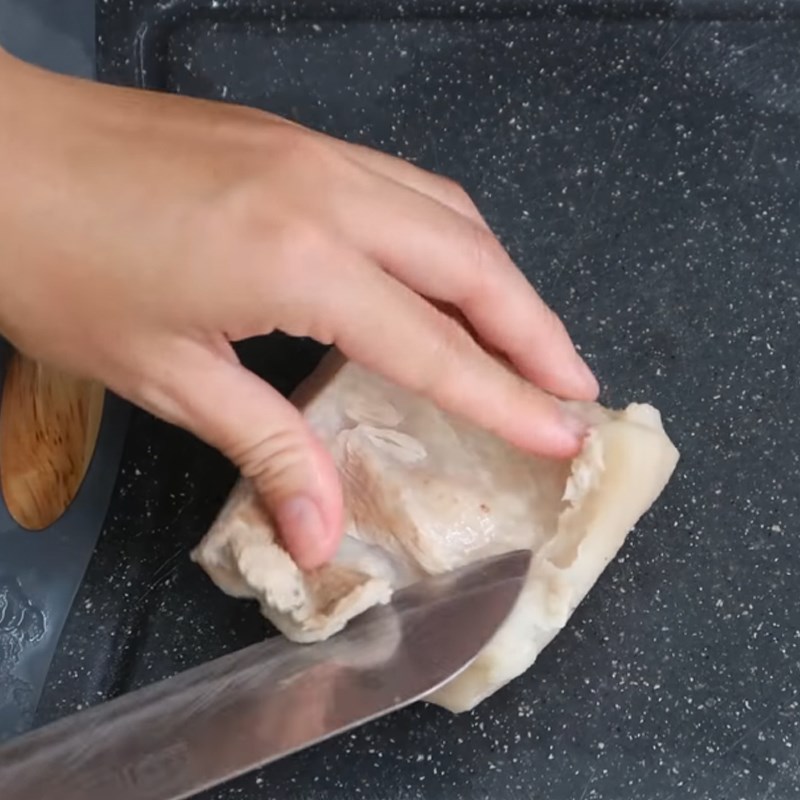 Bước 2 Thái mỡ chảy xệ heo Mỡ mặt đường mang lại bánh trung thu thập cẩm