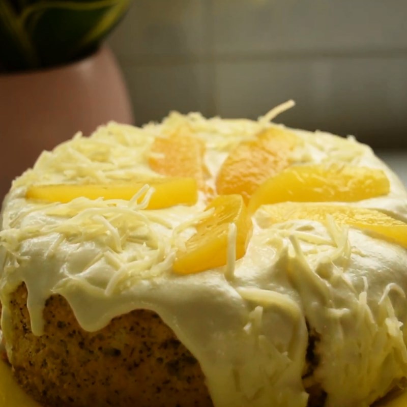 Bước 7 Thành phẩm Bánh bông lan trà đào