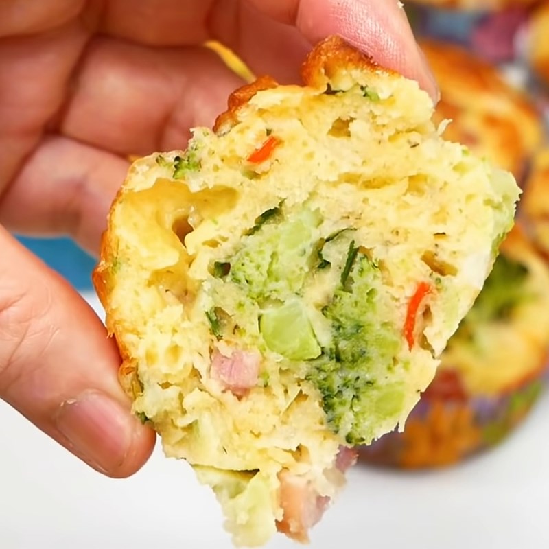 Bước 6 Thành phẩm Muffin bông cải xanh