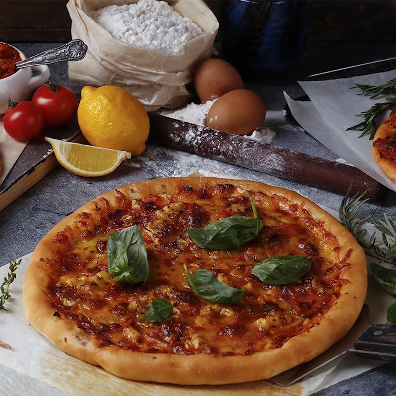 Bước 7 Thành phẩm Pizza Hawai