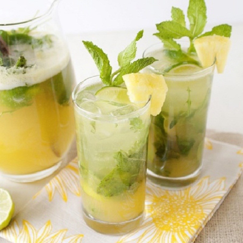 Bước 3 Thành phẩm Mojito chanh dứa