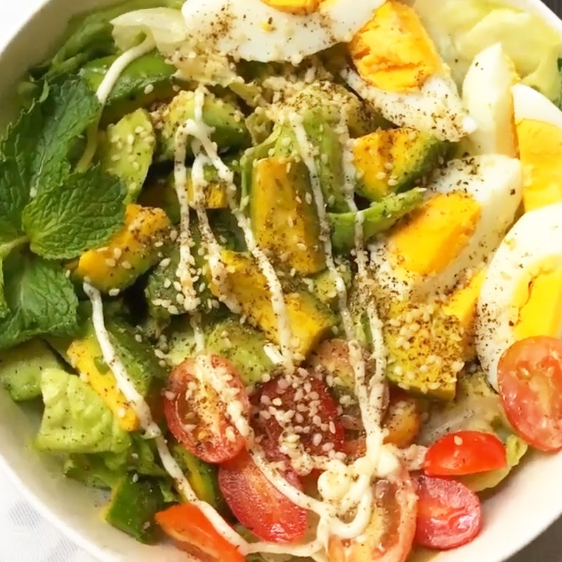 Bước 5 Thành phẩm Salad bơ trứng gà