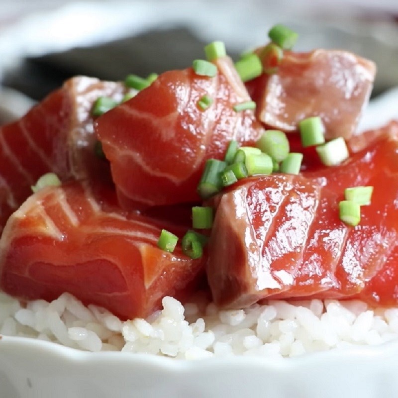 Bước 4 Thành phẩm Cá hồi ngâm nước tương