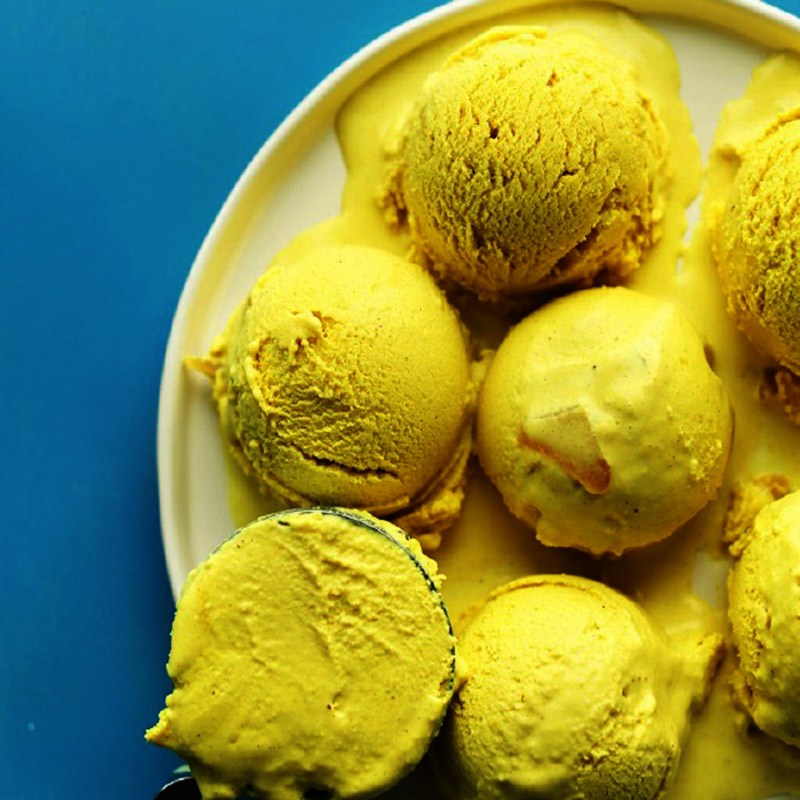 Bước 3 Thành phẩm Kem nghệ cốt dừa