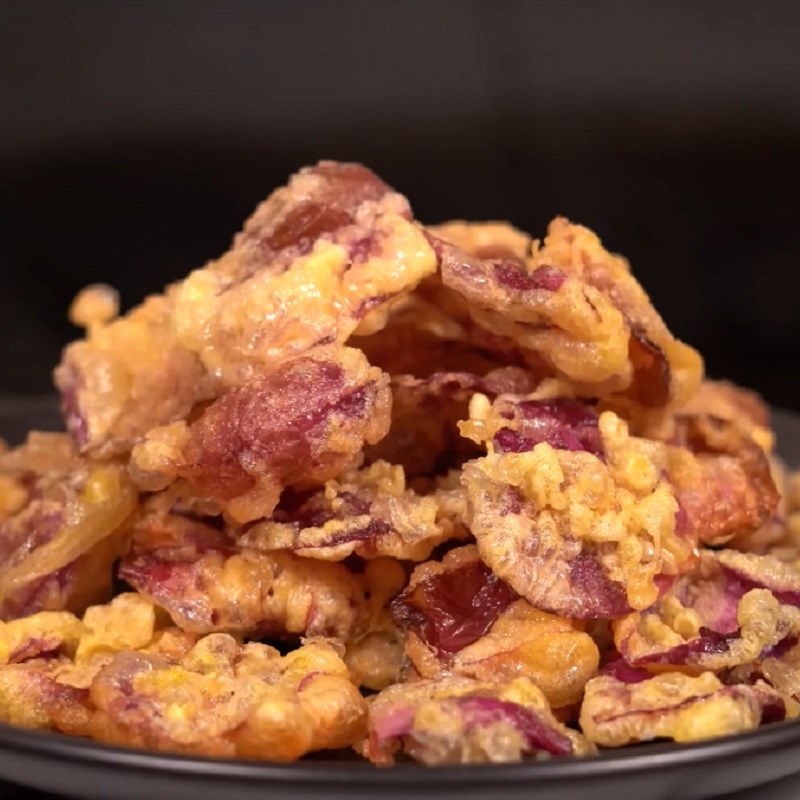 Bước 4 Thành phẩm Hoa hồng chiên