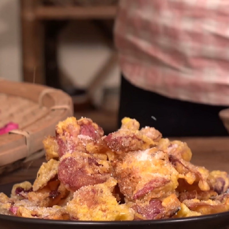 Bước 4 Thành phẩm Hoa hồng chiên