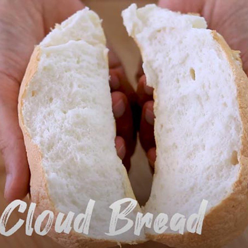 Bước 4 Thành phẩm Bánh mì mây - bánh bông lan mây