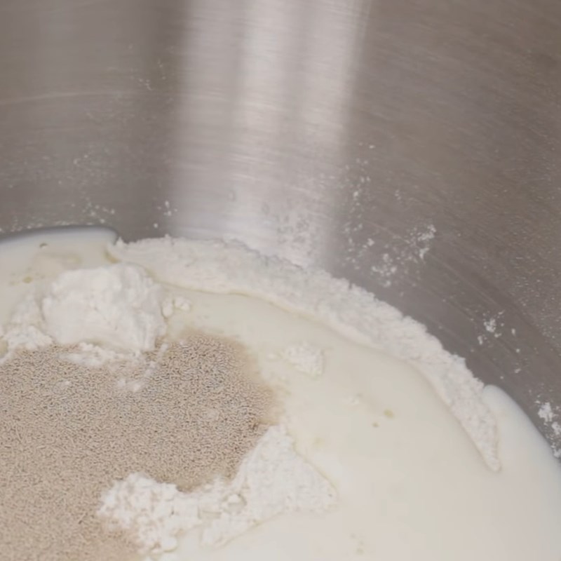 Bước 1 Trộn bột bánh Bánh mì winsor