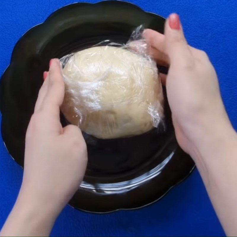 Bước 5 Trộn bột bánh Bánh quy cuộn mứt dứa