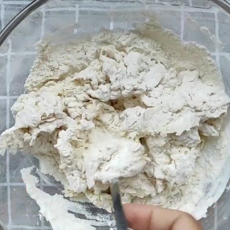 Bước 1 Trộn bột bánh mì Bánh mì sữa chua