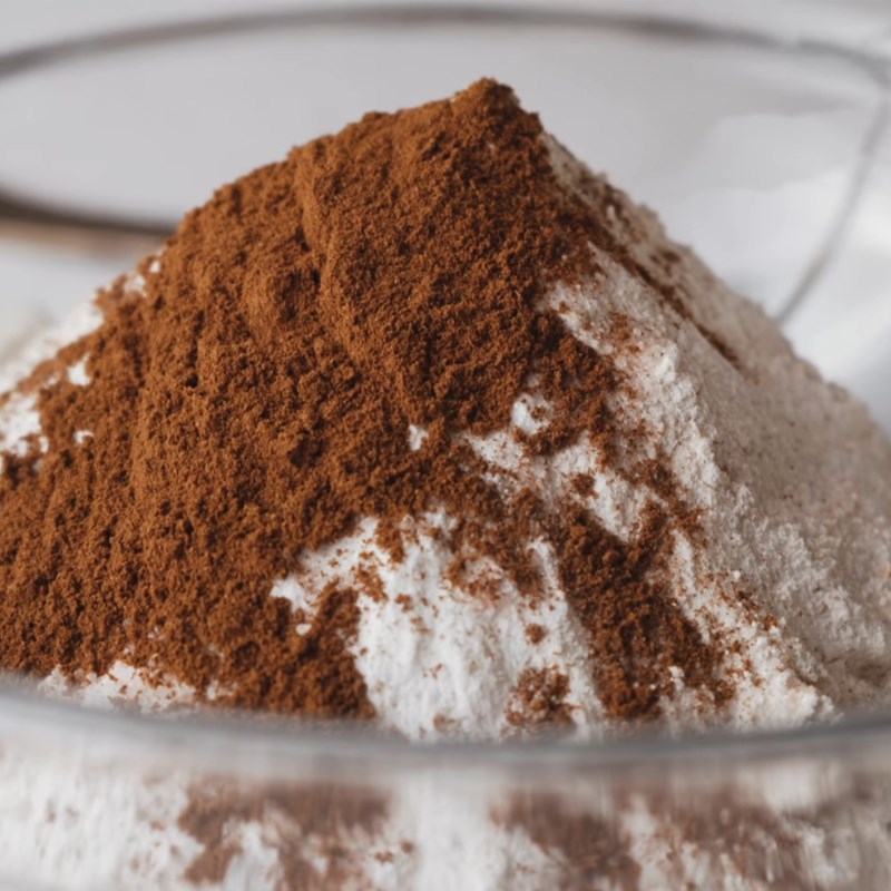 Bước 1 Trộn nguyên liệu khô Muffin cà rốt